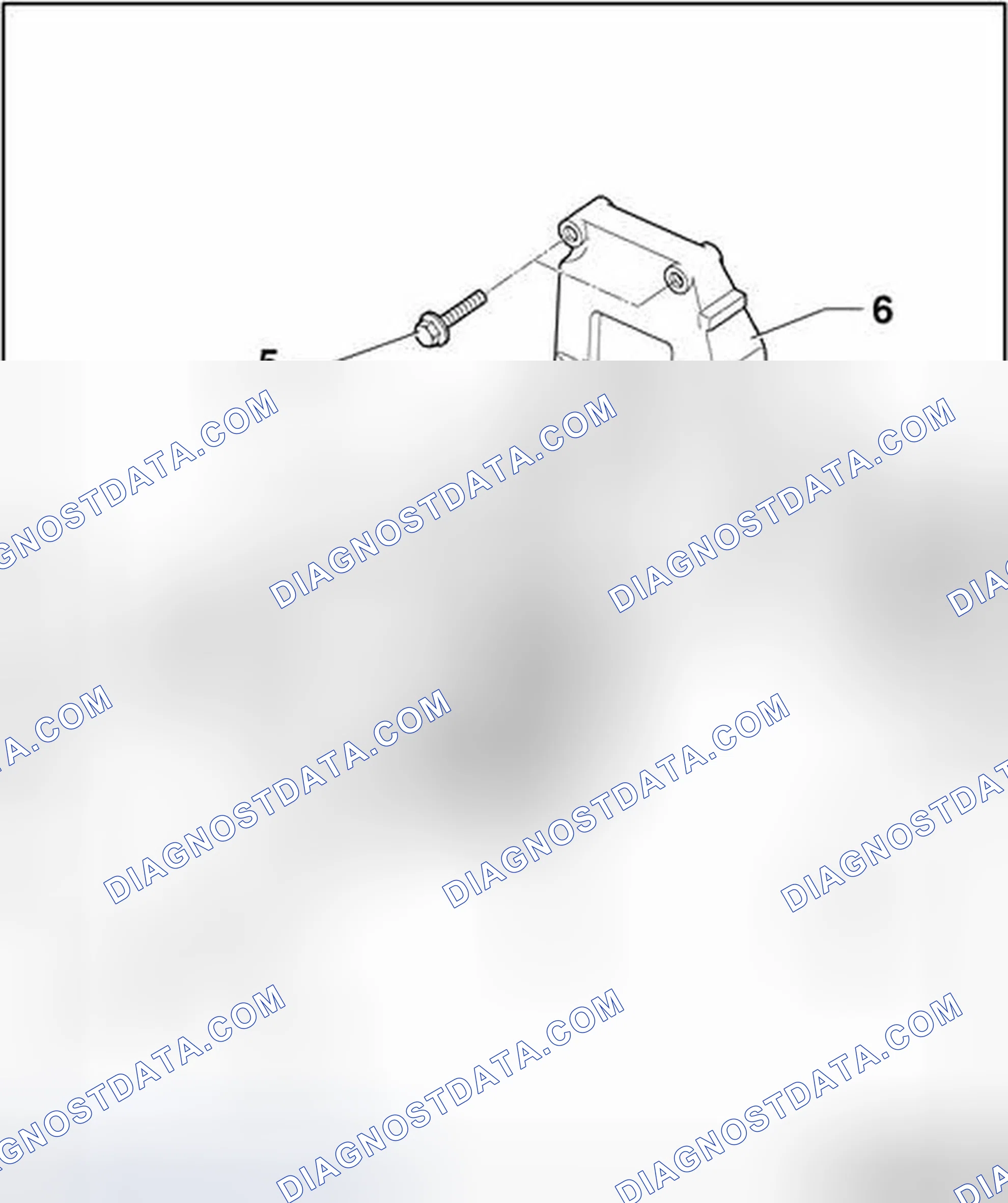 Scheme 14: 4-cylinder TDI - PD engine, assembly