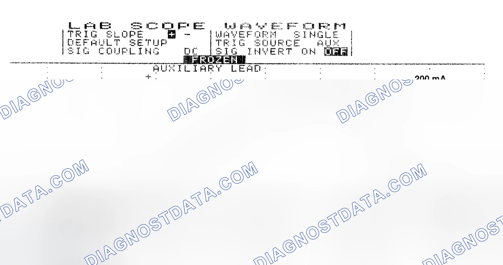 Scheme 13: Single Injector w/Normal Current Flow - Current Pattern