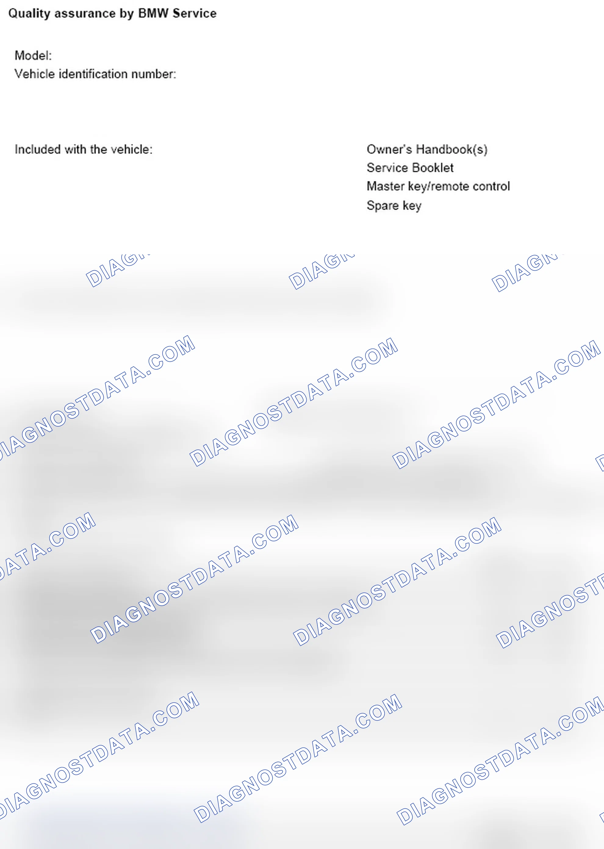 Scheme 31: 00 ... . Pre-delivery Check