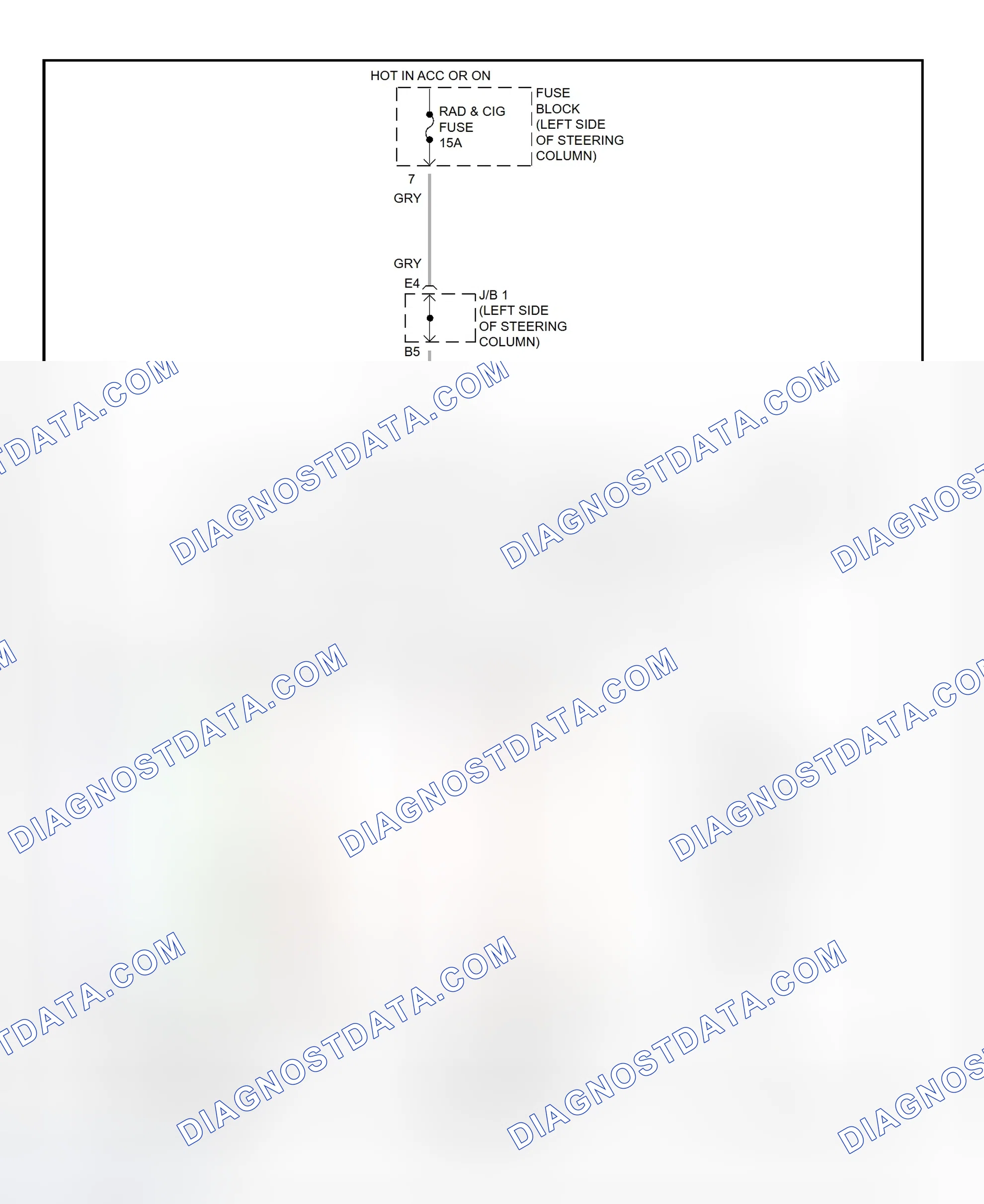 Scheme 3: Power Mirror System Wiring Diagram