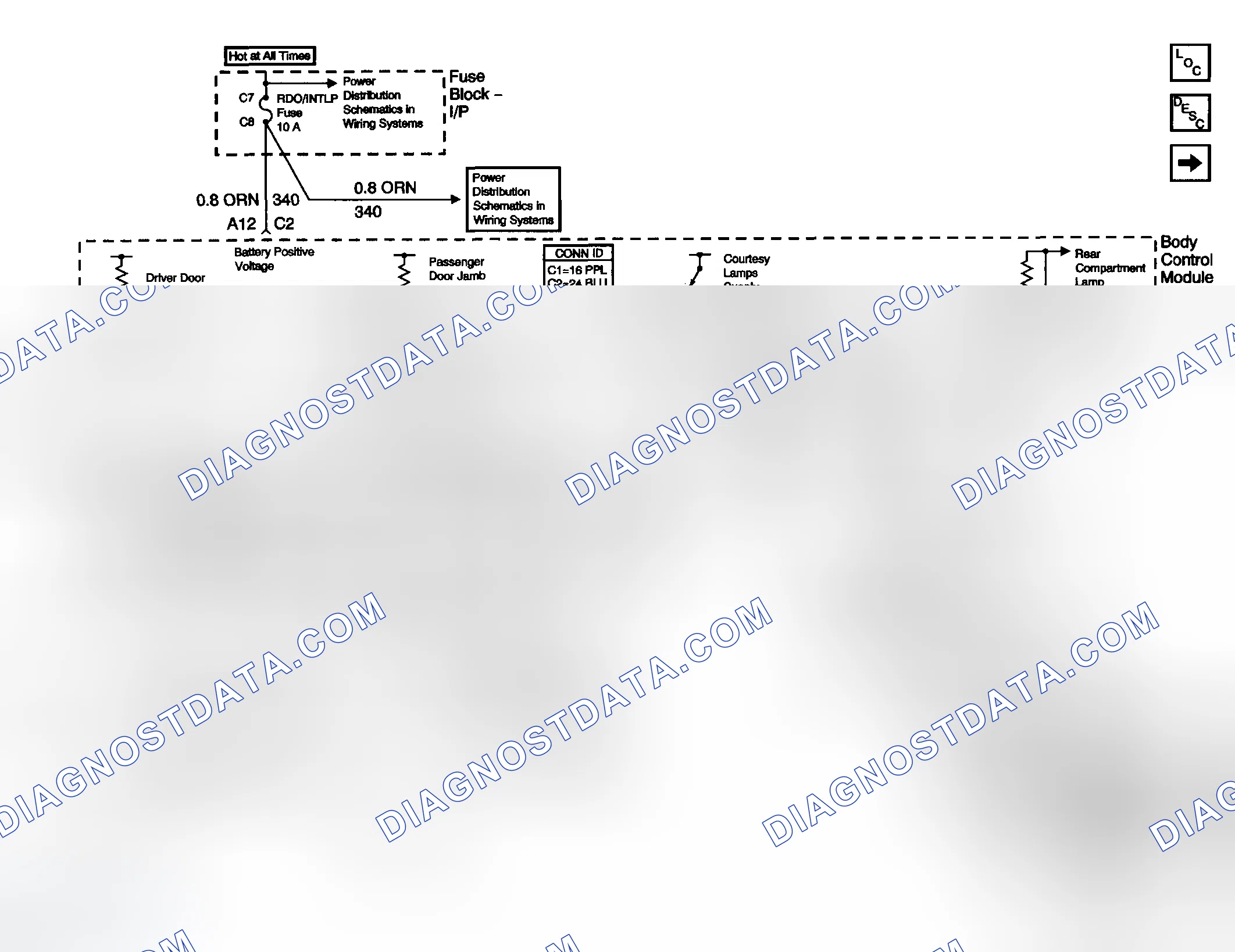 Scheme 14: Interior Lights Schematics