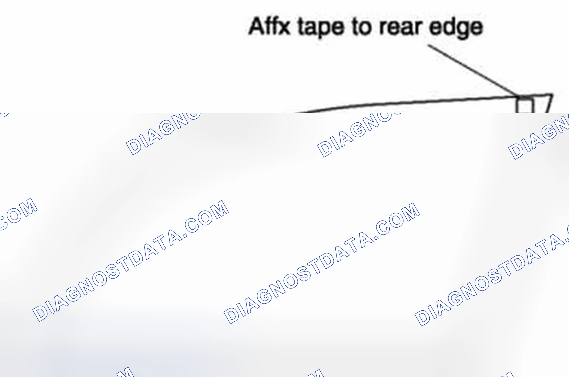 Scheme 5: Identifying Affix Tape To Rear Edge