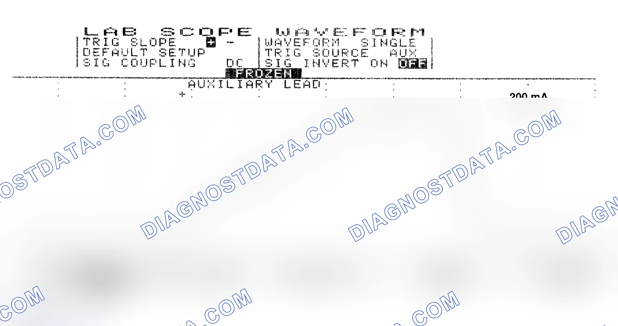 Scheme 13: Single Injector w/Normal Current Flow - Current Pattern