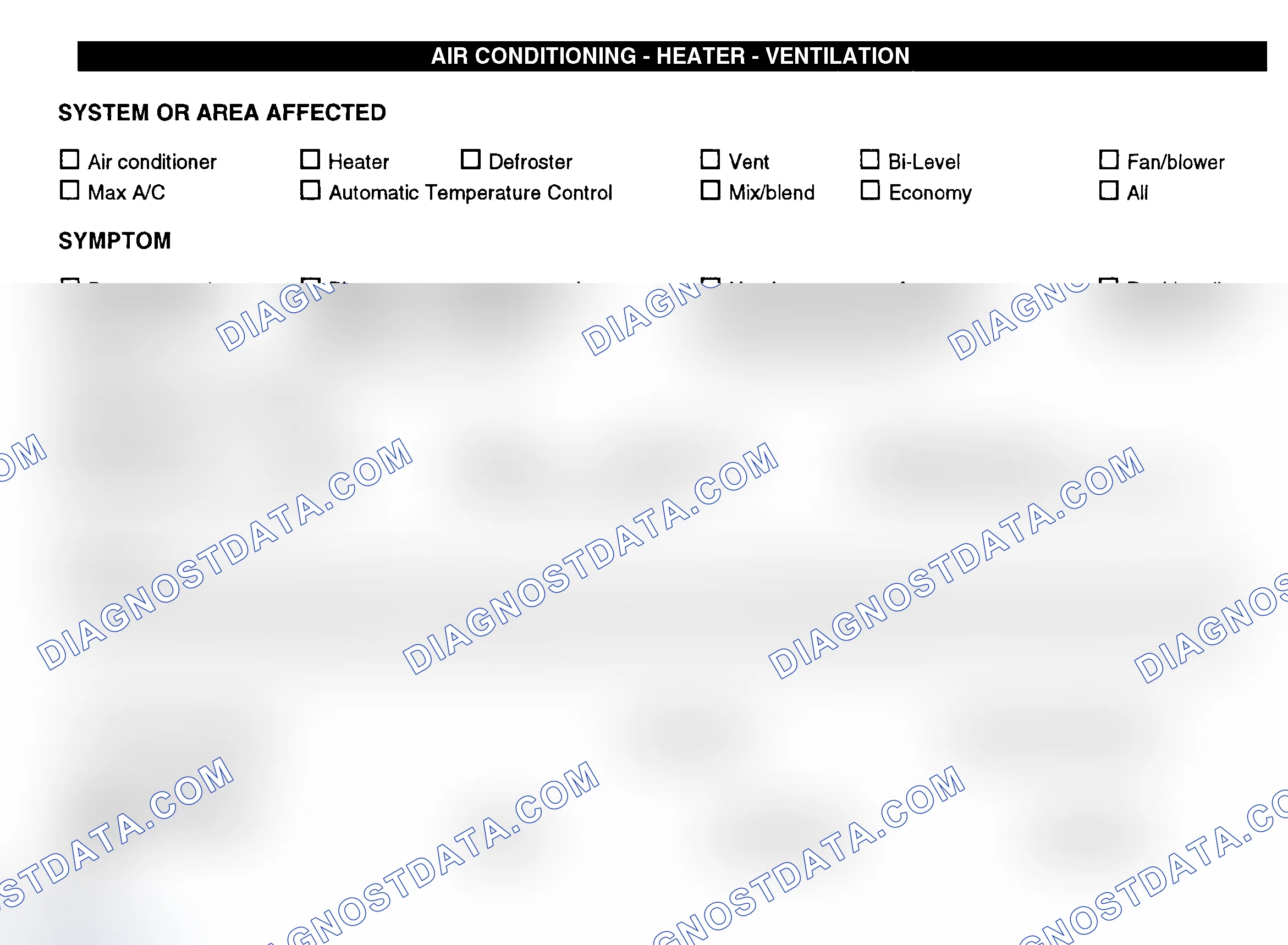 Scheme 8: Air Conditioning, Heater & Ventilation