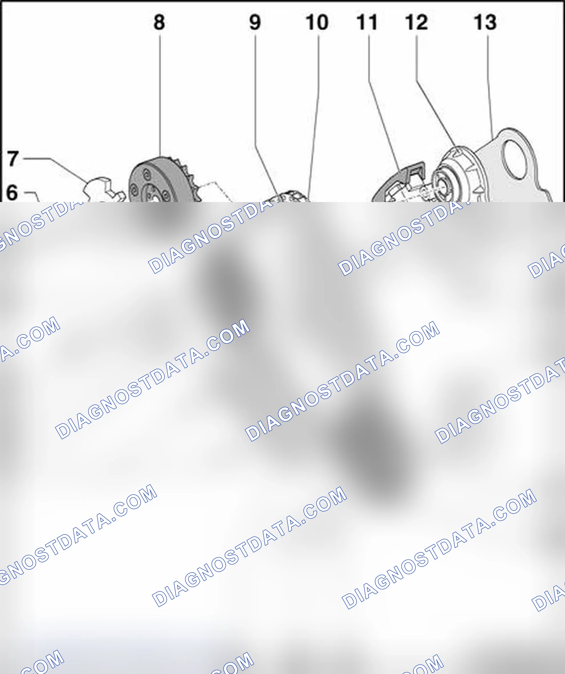 Scheme 966: Left camshaft timing chain