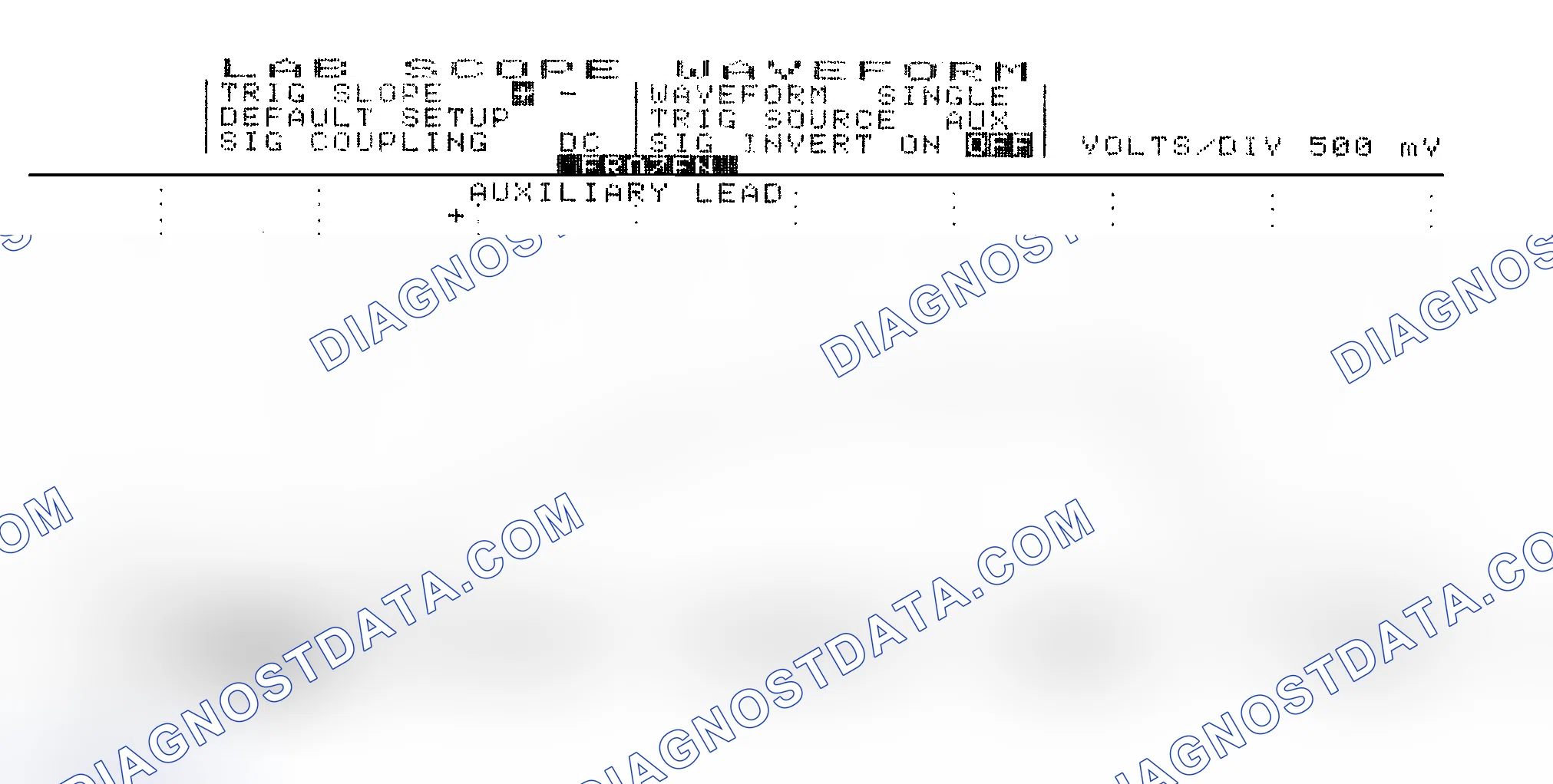 Scheme 14: Single Injector w/Excessive Current Flow - Current Pattern