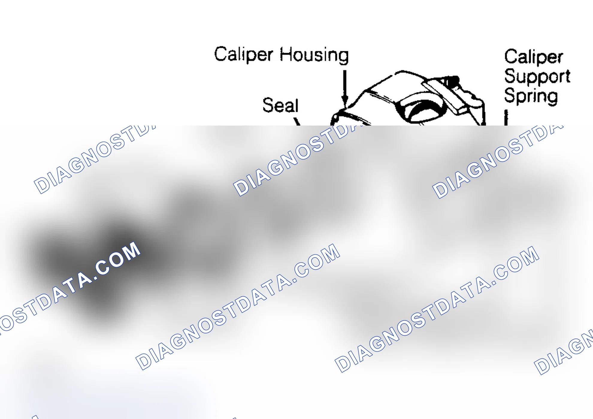 Scheme 29: Exploded View of Bendix Sliding Caliper Assembly