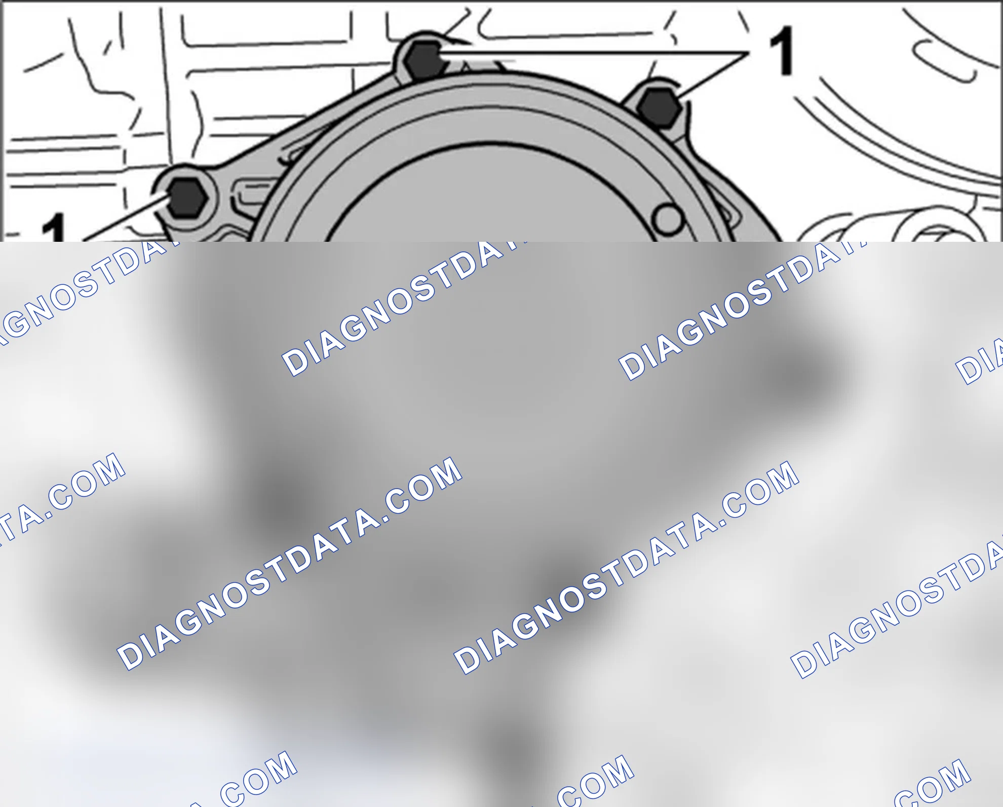 Scheme 35: Removing coolant pump