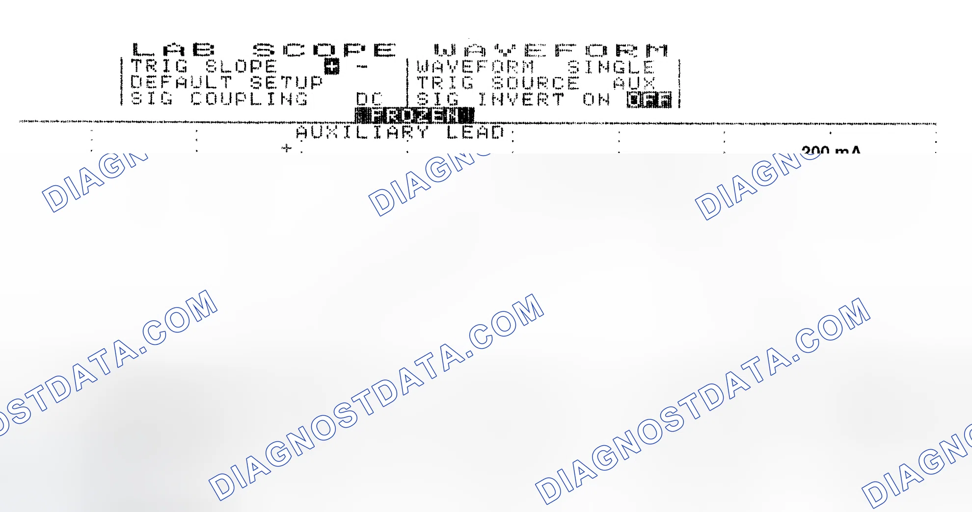 Scheme 13: Single Injector w/Normal Current Flow - Current Pattern
