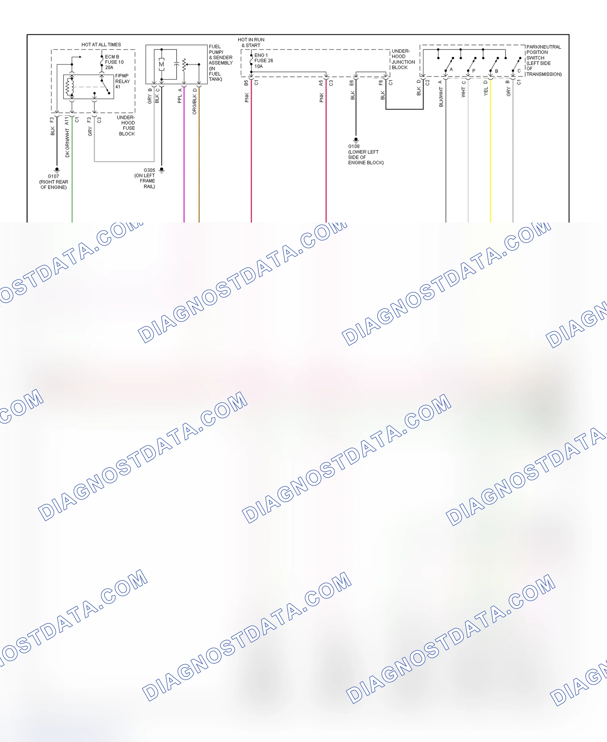 Scheme 90: PCM Wiring Diagram (Bravada, Envoy, Envoy XL & Trailblazer - 4.2L - 2 Of 5)