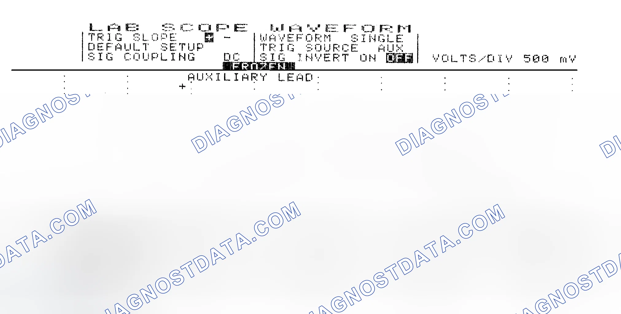 Scheme 14: Single Injector w/Excessive Current Flow - Current Pattern