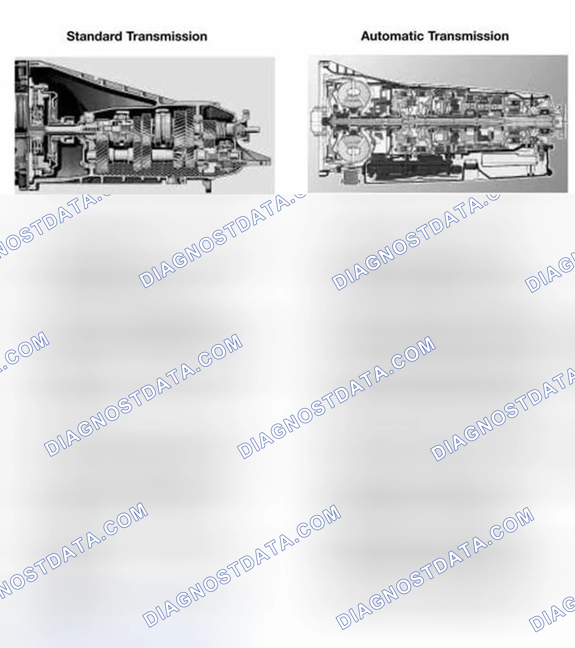 Scheme 100: STANDARD/AUTOMATIC TRANSMISSION