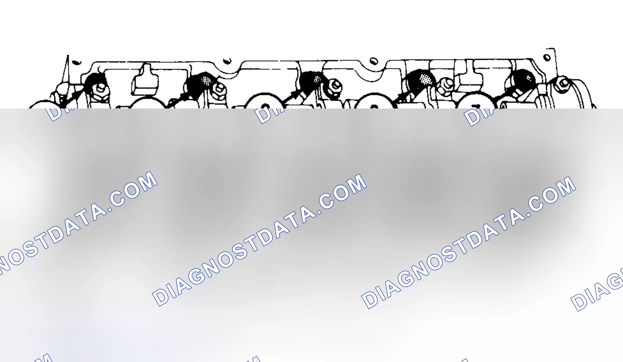 Scheme 7: Typical Cylinder Head Tightening or Loosening Sequence