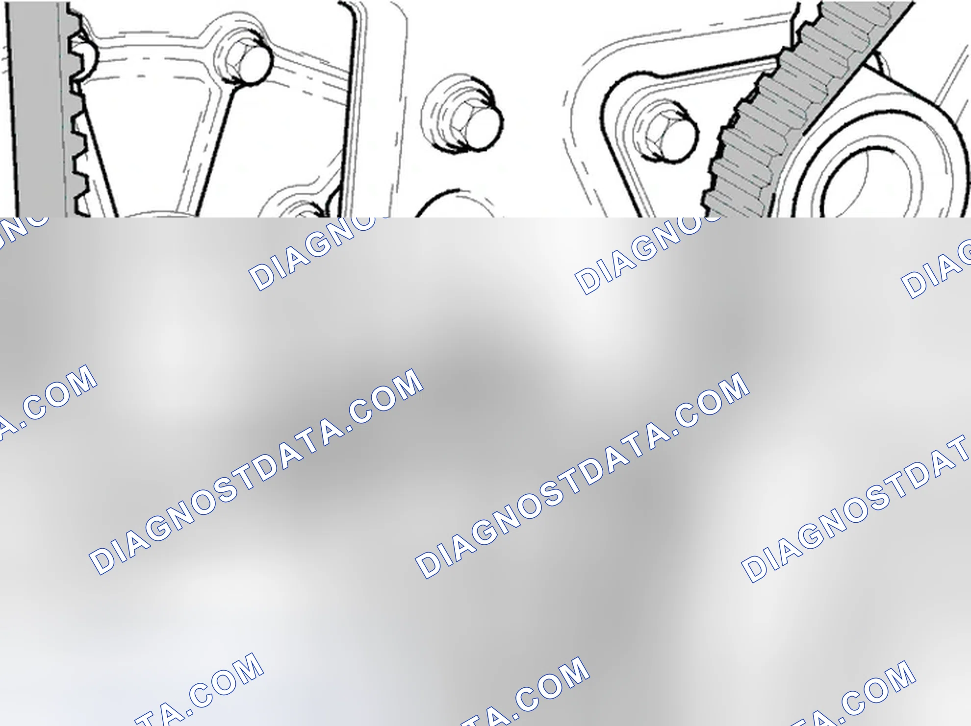 Scheme 144: Remove timing belt at the top side