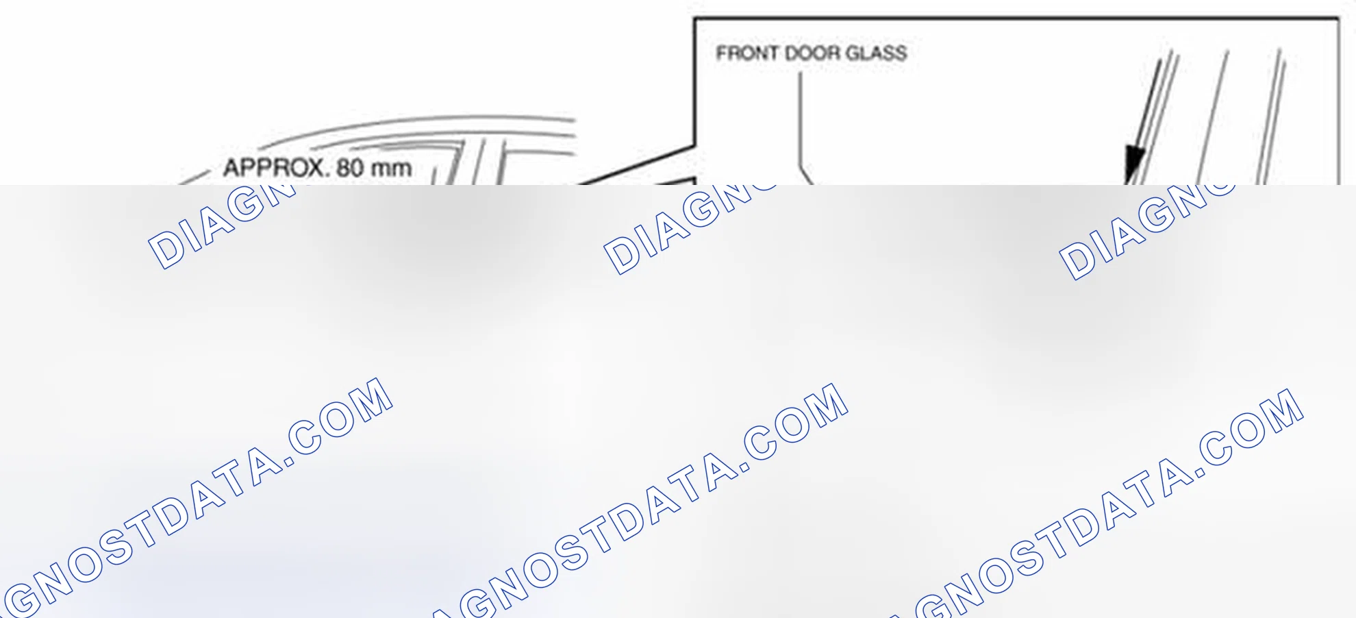 Scheme 73: FRONT DOOR KEY CYLINDER REMOVAL/INSTALLATION