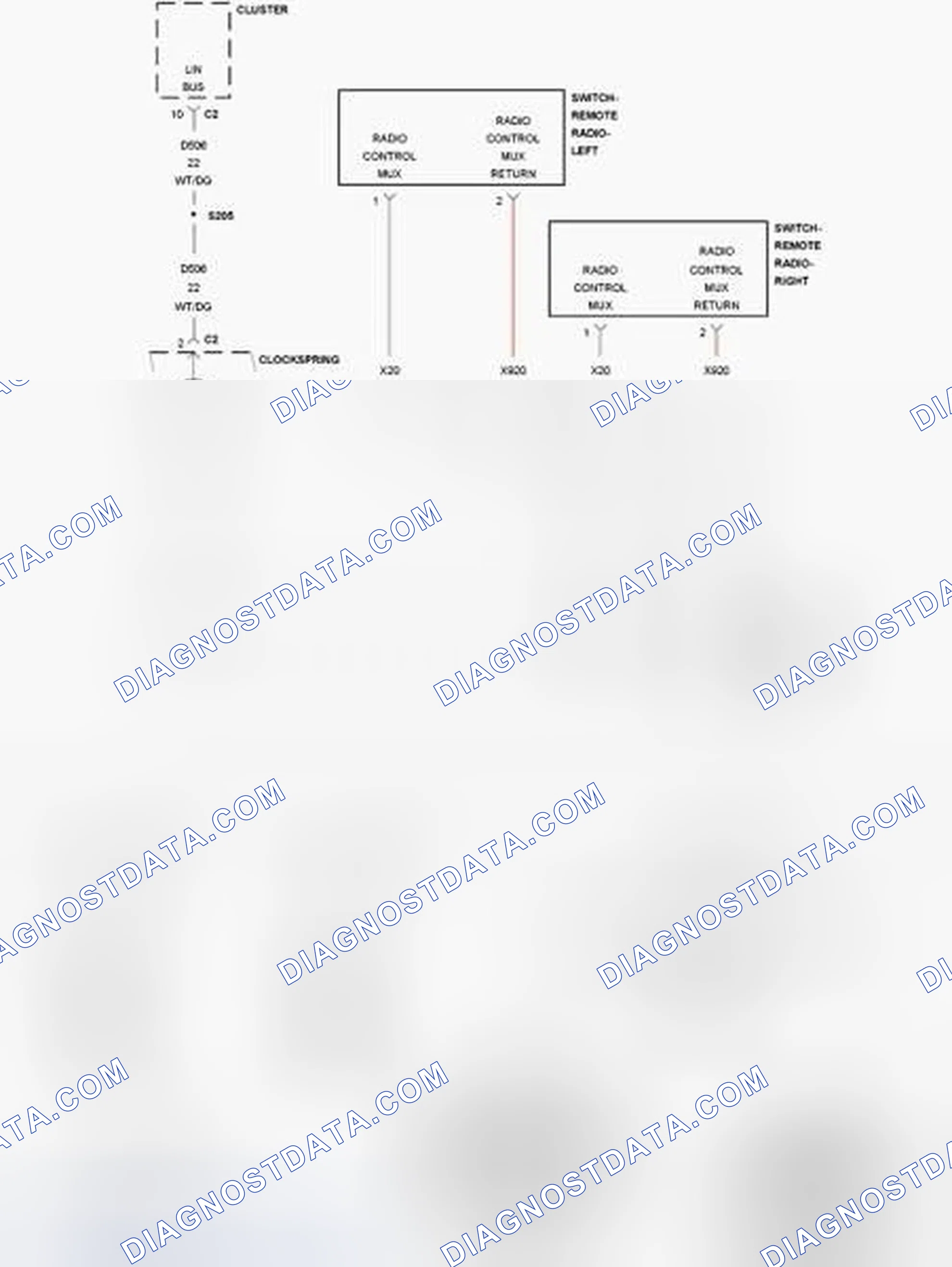 Scheme 25: B1427-REMOTE RADIO SWITCH INPUT CIRCUIT HIGH - WITH EVIC