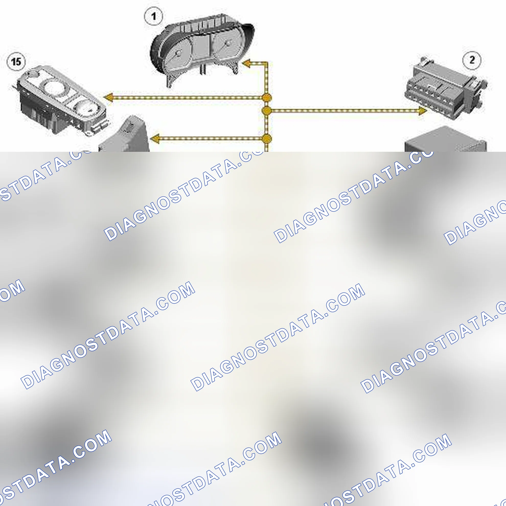 Scheme 19: CONTROL DIAGRAM - HIGH SPEED CAN BUS