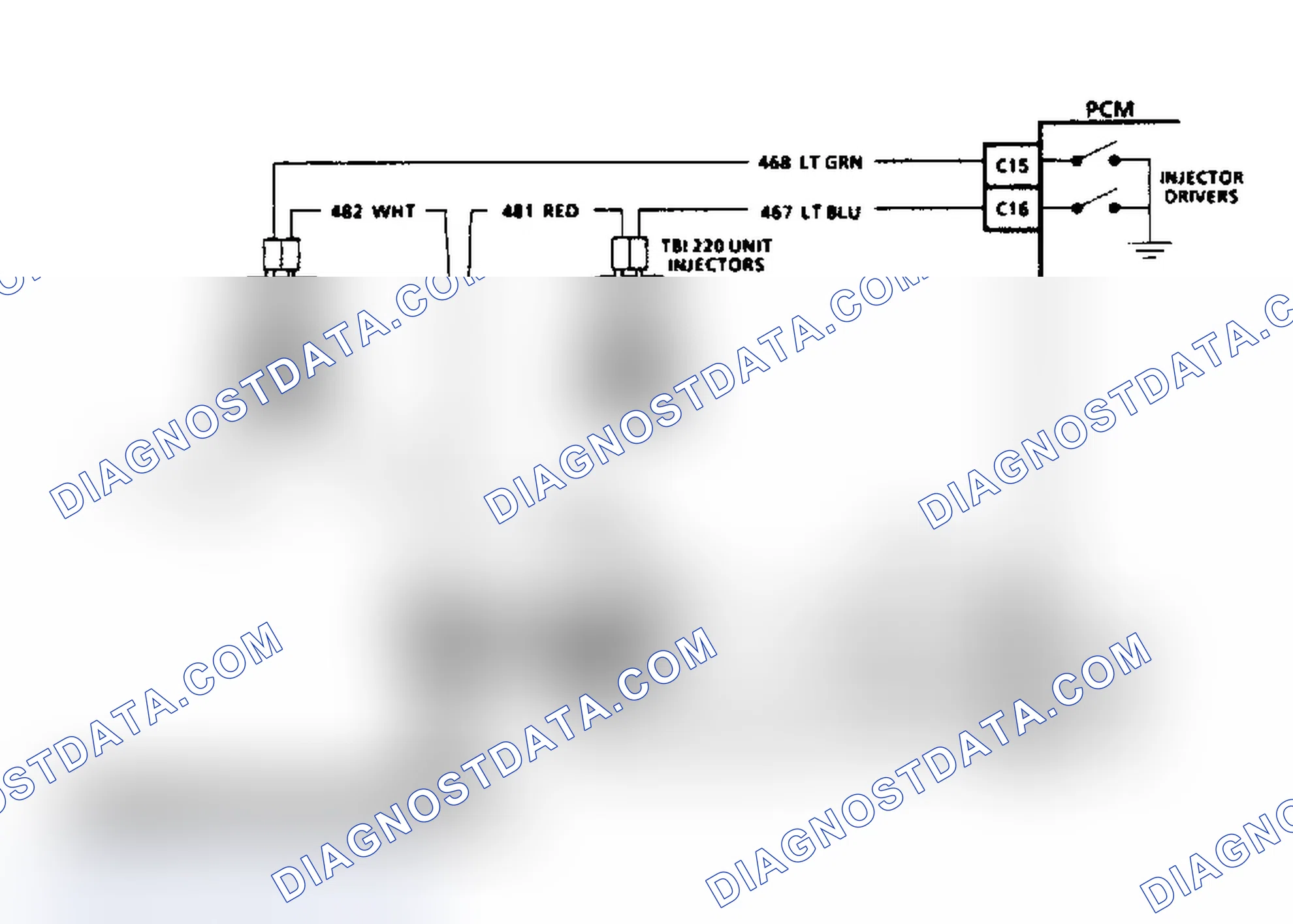 Scheme 3: HEI Ignition & Injector Circuits (2.8L, 4.3L TBI, 5.0L, 5.7L & 7.4L With 4L80-E Transmission)
