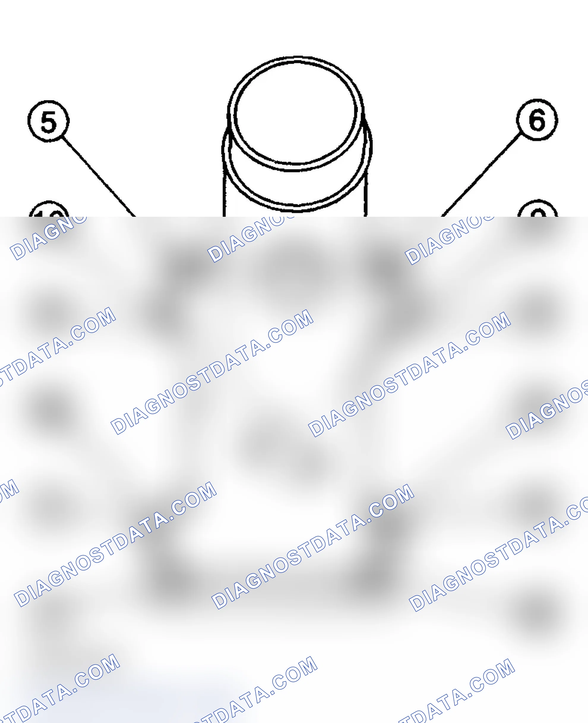 Scheme 1047: Intake Manifold Tube Installation (Federal Emissions)