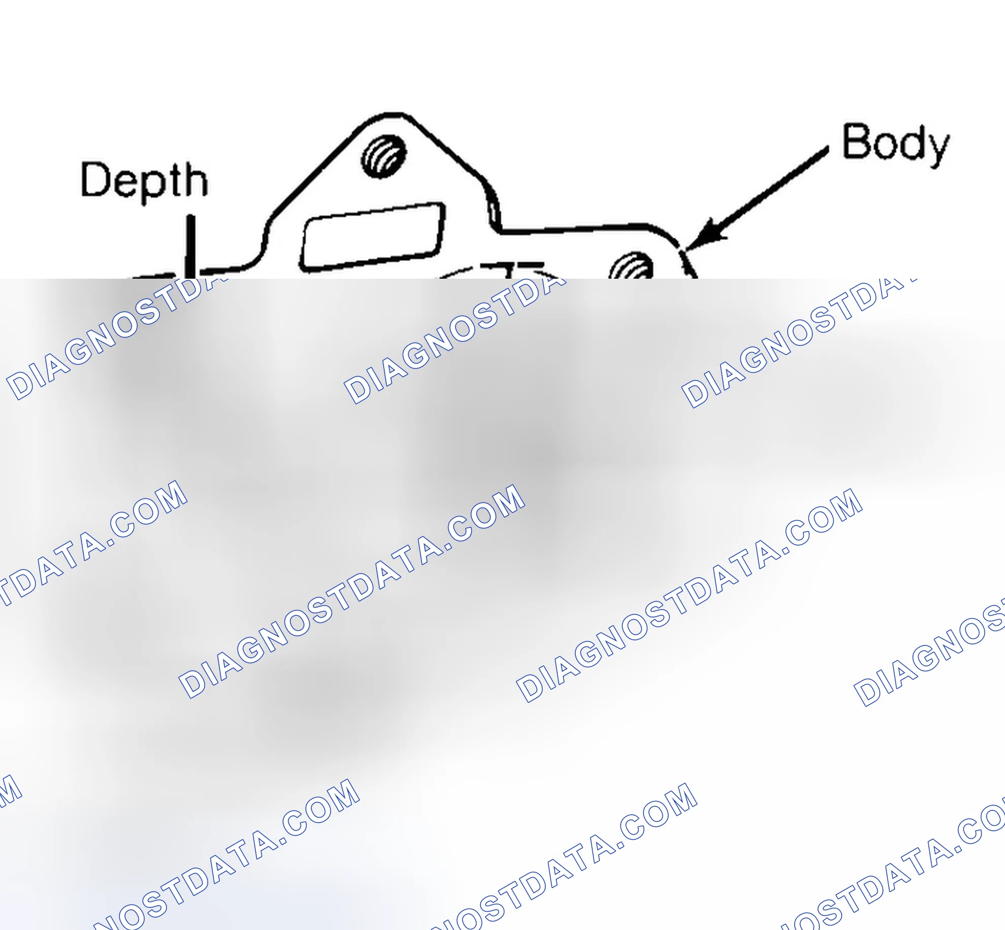 Scheme 35: Measuring Oil Pump Gear Cavity