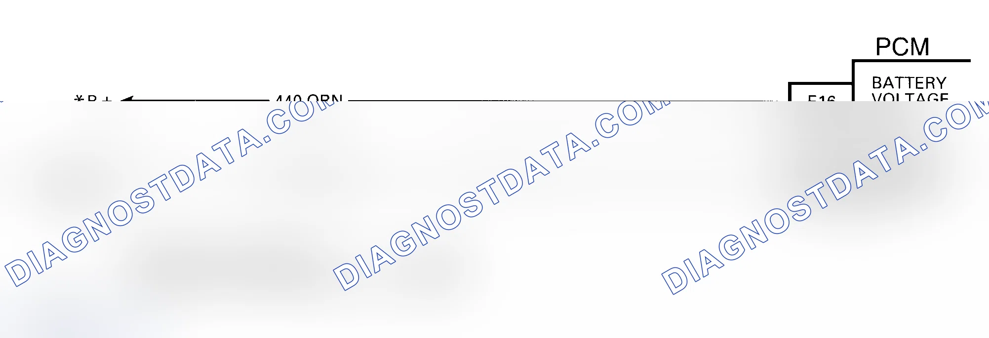 Scheme 357: Code 75 Schematic (All Models) System Voltage Low