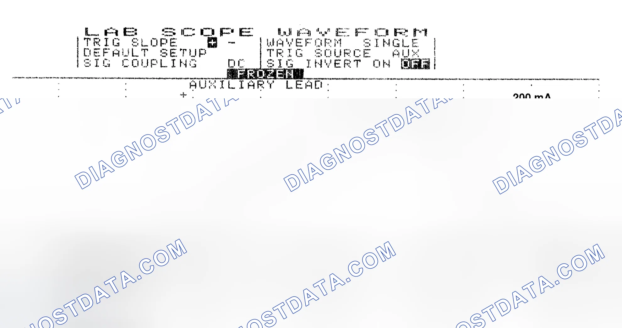 Scheme 13: Single Injector w/Normal Current Flow - Current Pattern