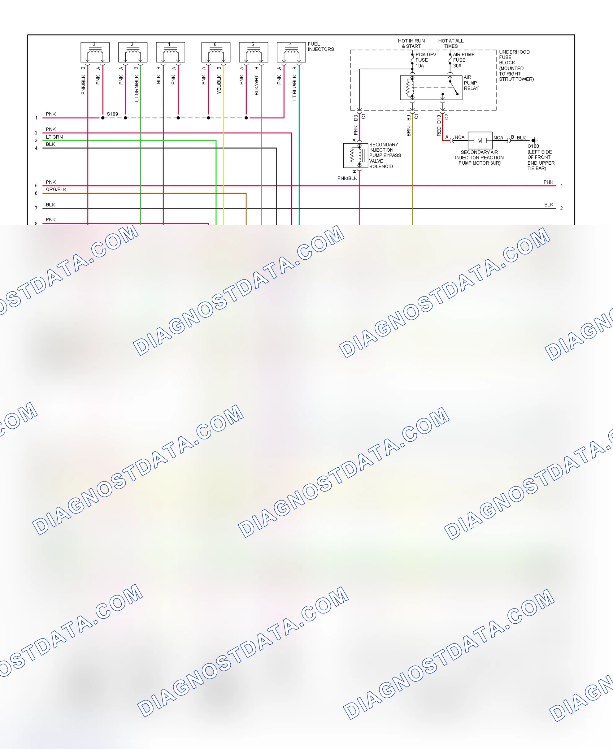 Scheme 47: PCM Wiring Diagram (Century - 3.1L - 2 Of 4)