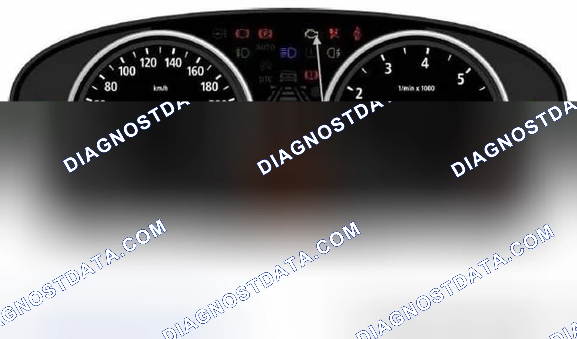 Scheme 12: 1.19 Drawing and Location of the Malfunction Indicator Light for model X5 3.0