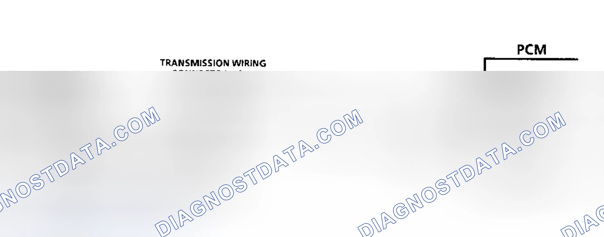 Scheme 310: Code 81 Schematic (Gasoline) Transmission 2-3 Error