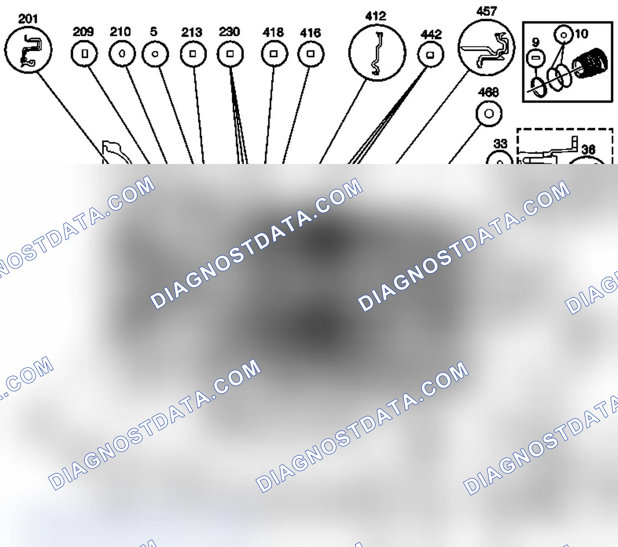 Scheme 76: Seal Locations (6L50)