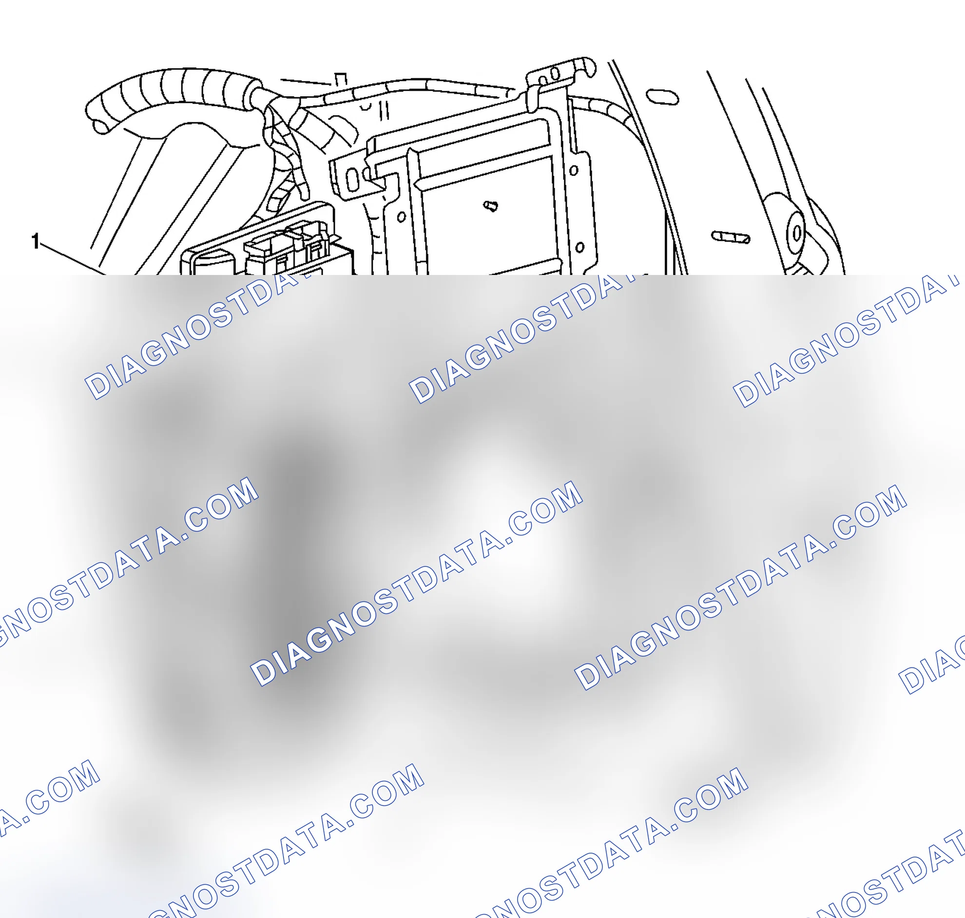 Scheme 10: Right Rear Of Vehicle Behind Trim Panel