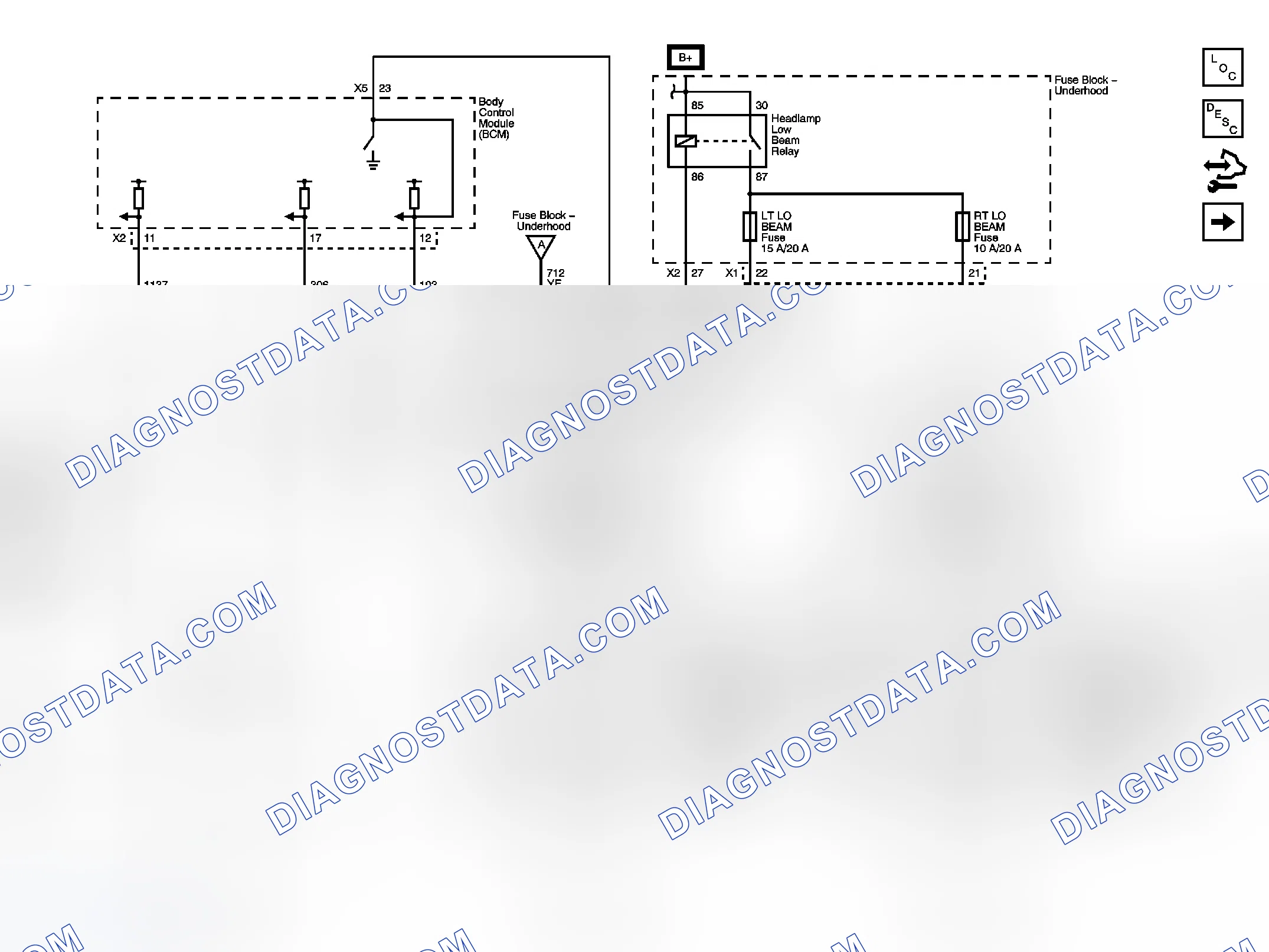 Scheme 1: Headlights/Daytime Running Lights (DRL) Schematics