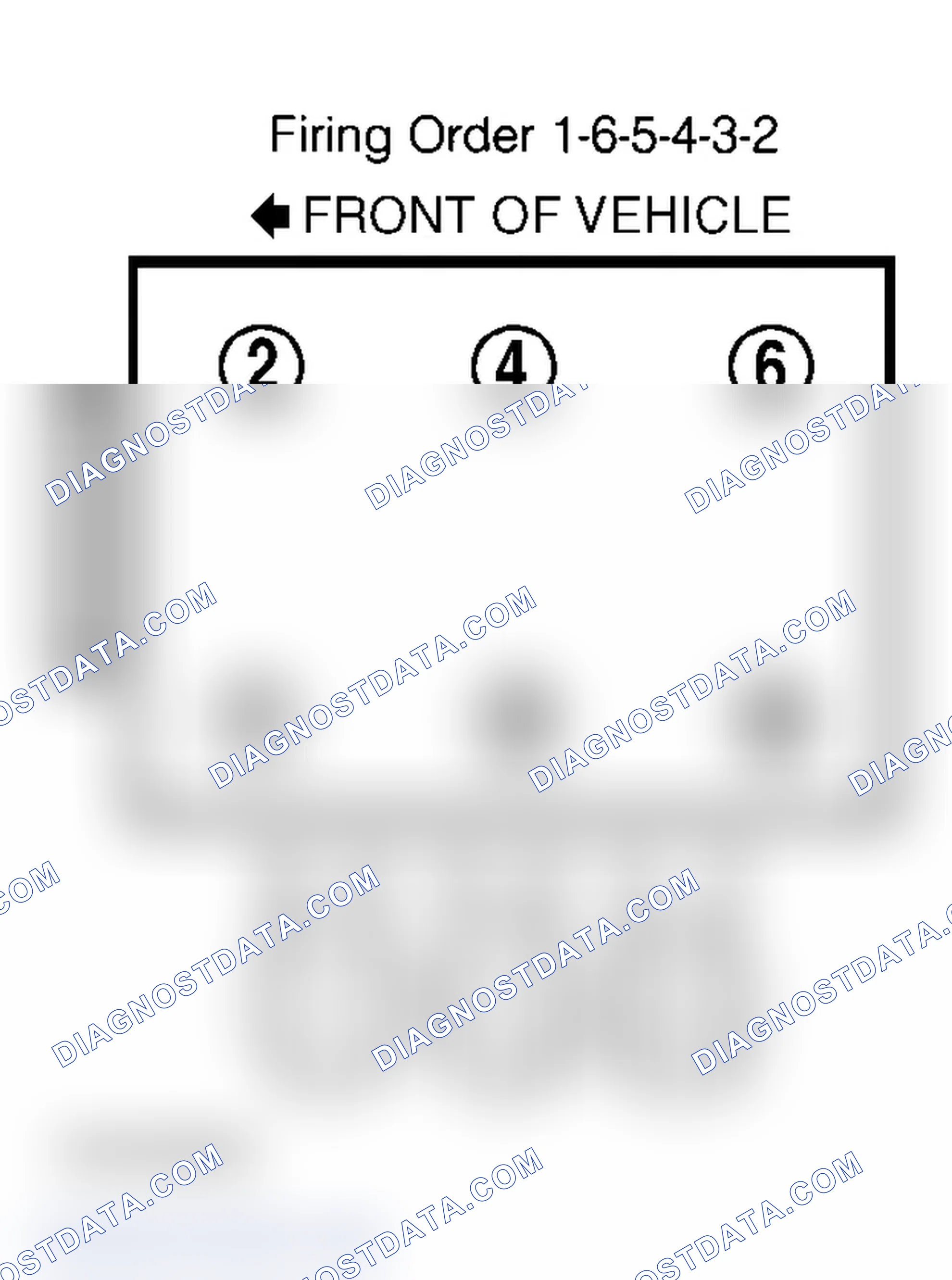 Scheme 7: Firing Order (3.8L - "F" Body)