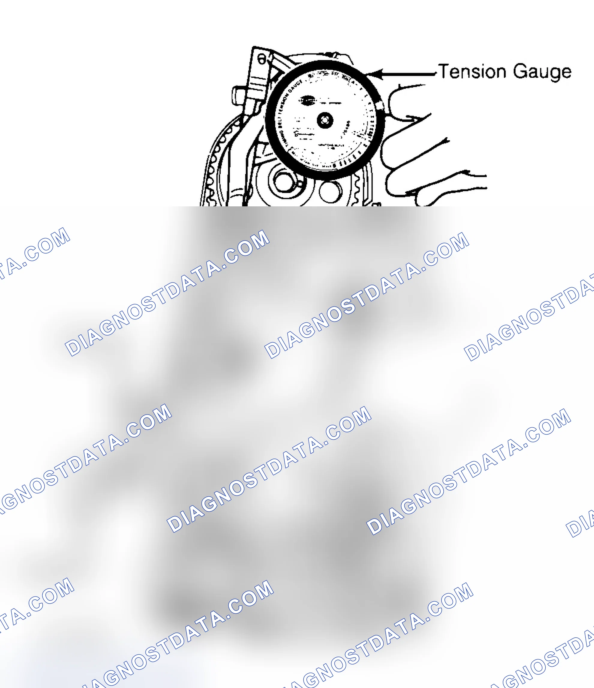 Scheme 28: Adjusting Typical Timing Belt Tension