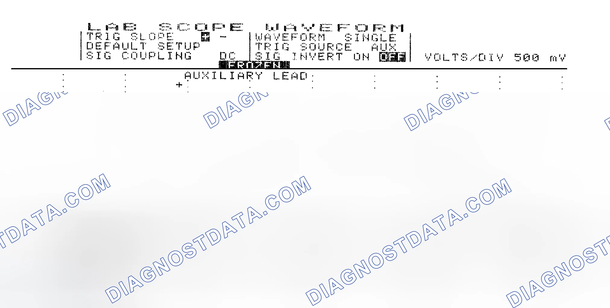Scheme 14: Single Injector w/Excessive Current Flow - Current Pattern