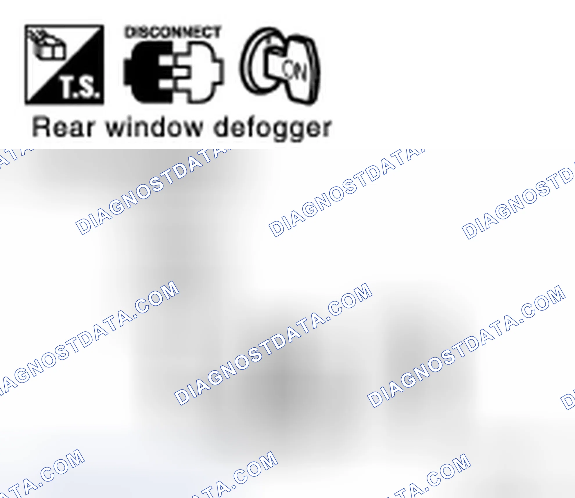 Scheme 107: Check rear Window Defogger Power Supply Circuit