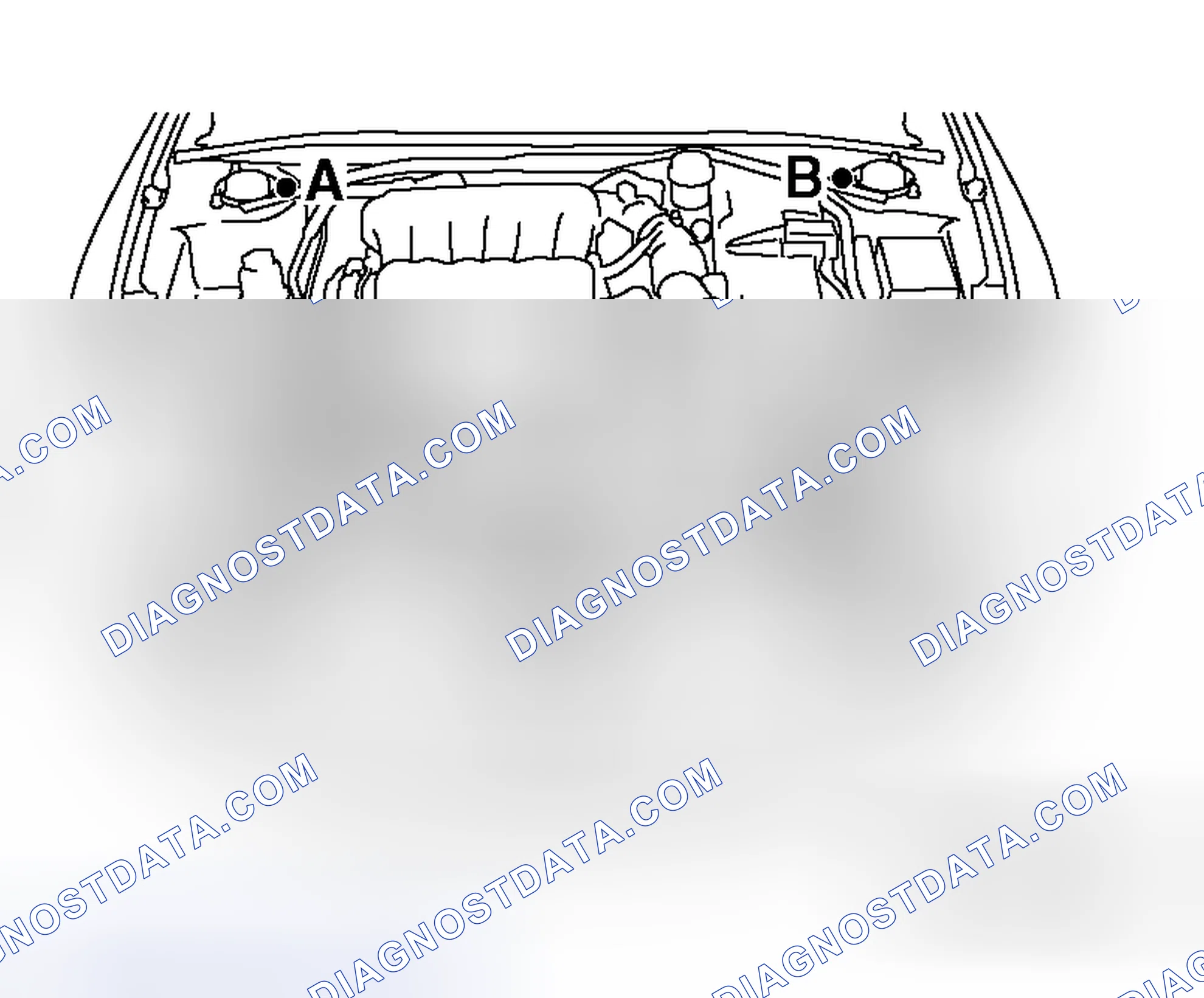 Scheme 171: << B >> ENGINE FRONT MOUNTING BRACKET INSTALLATION