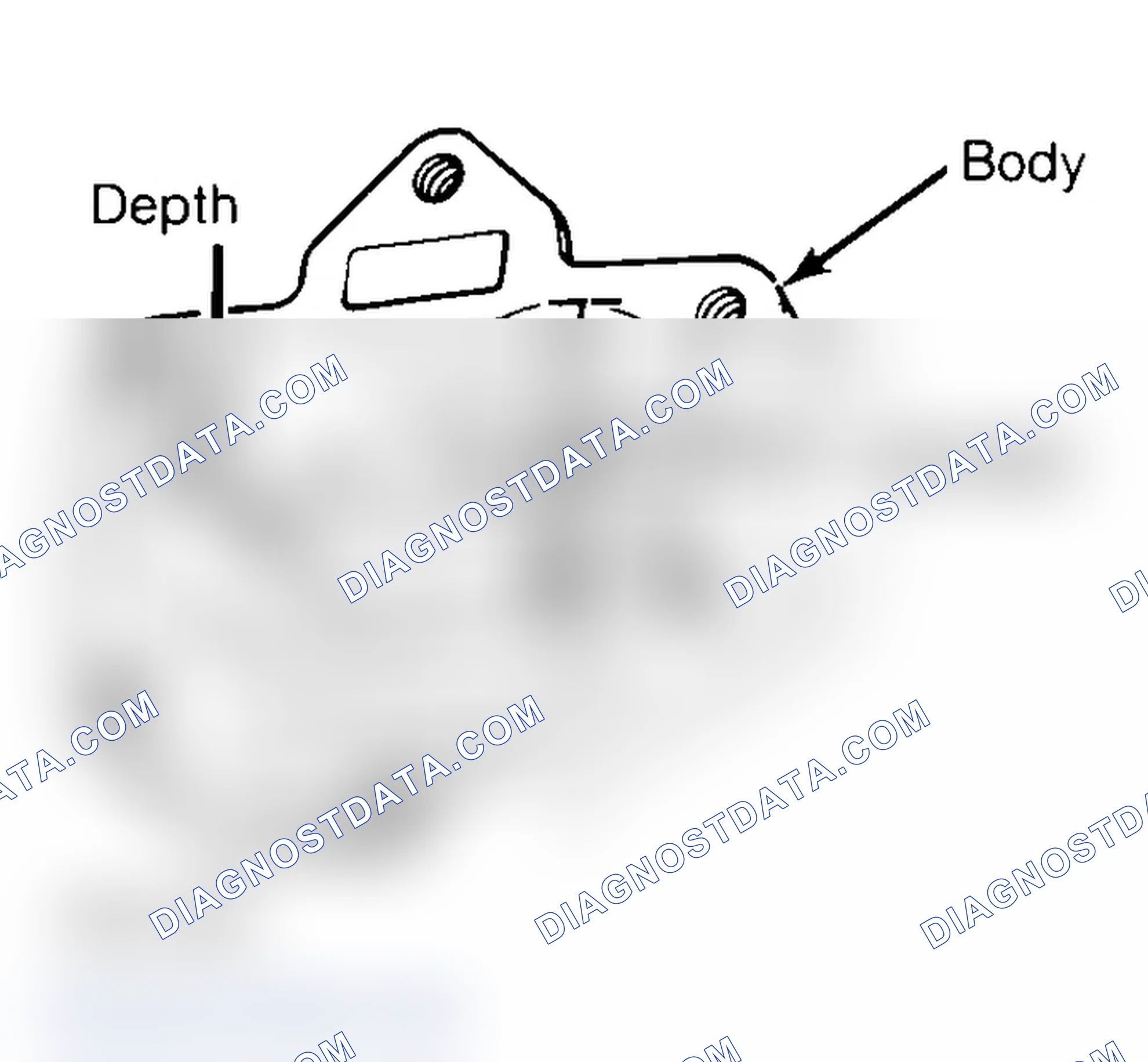 Scheme 35: Measuring Oil Pump Gear Cavity