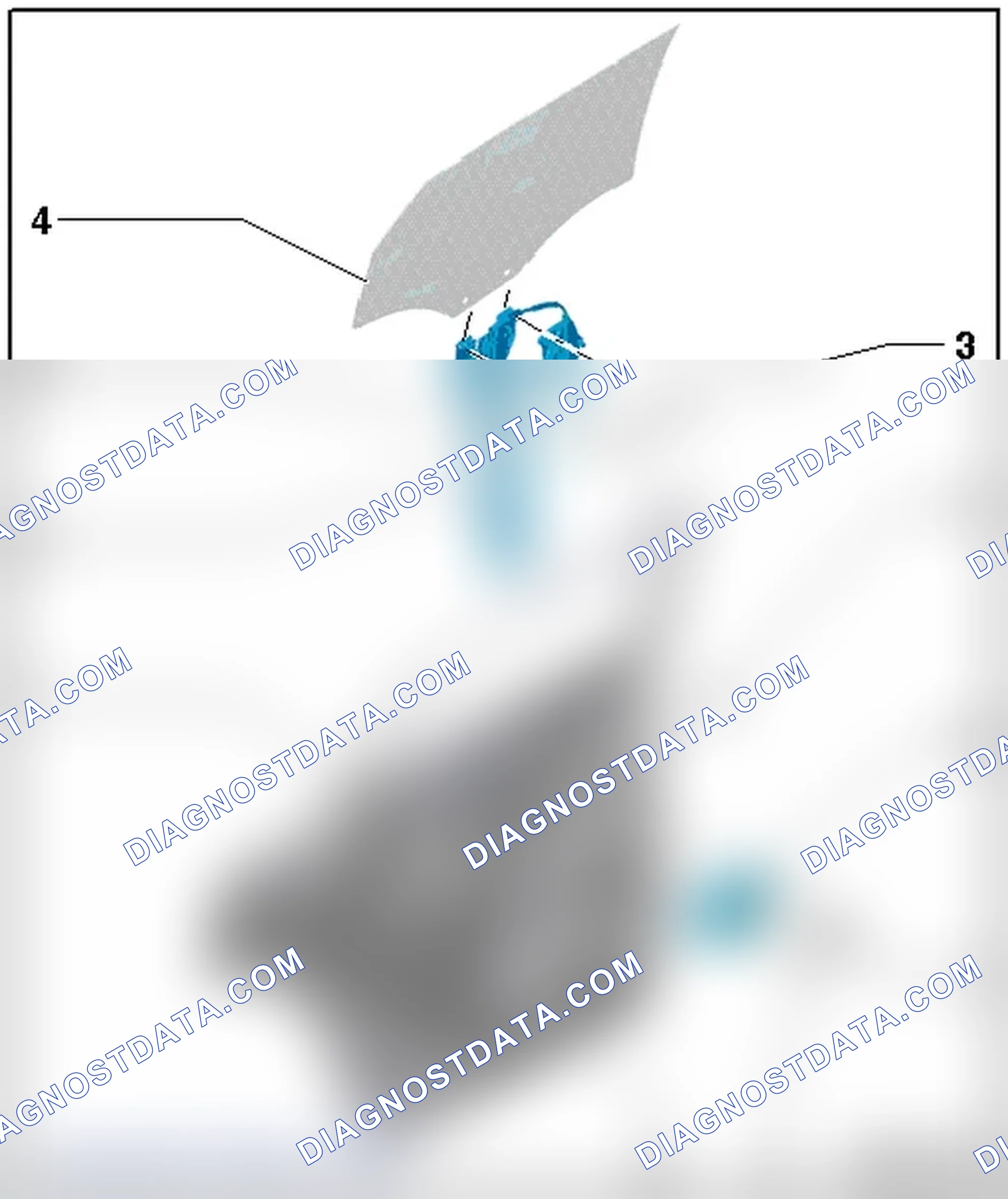 Scheme 68: WINDOW REGULATOR AND MOTOR ASSEMBLY OVERVIEW