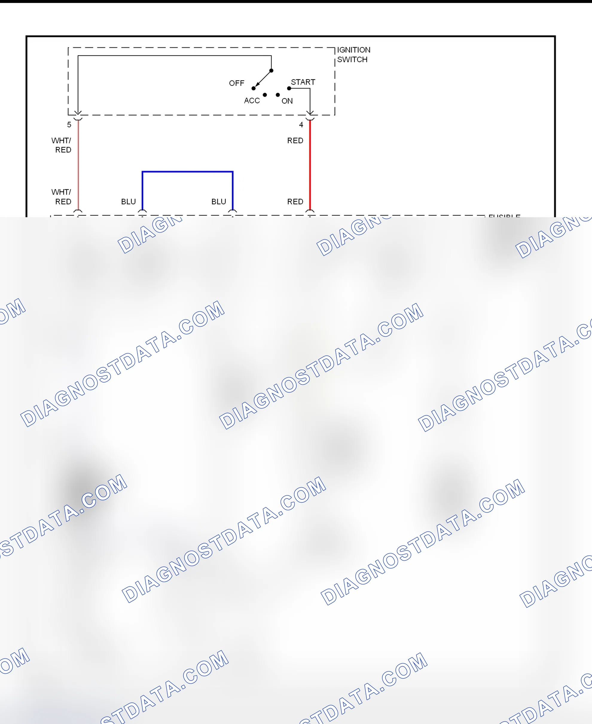 Fig. 27: Starting System Wiring Diagram (MR2)