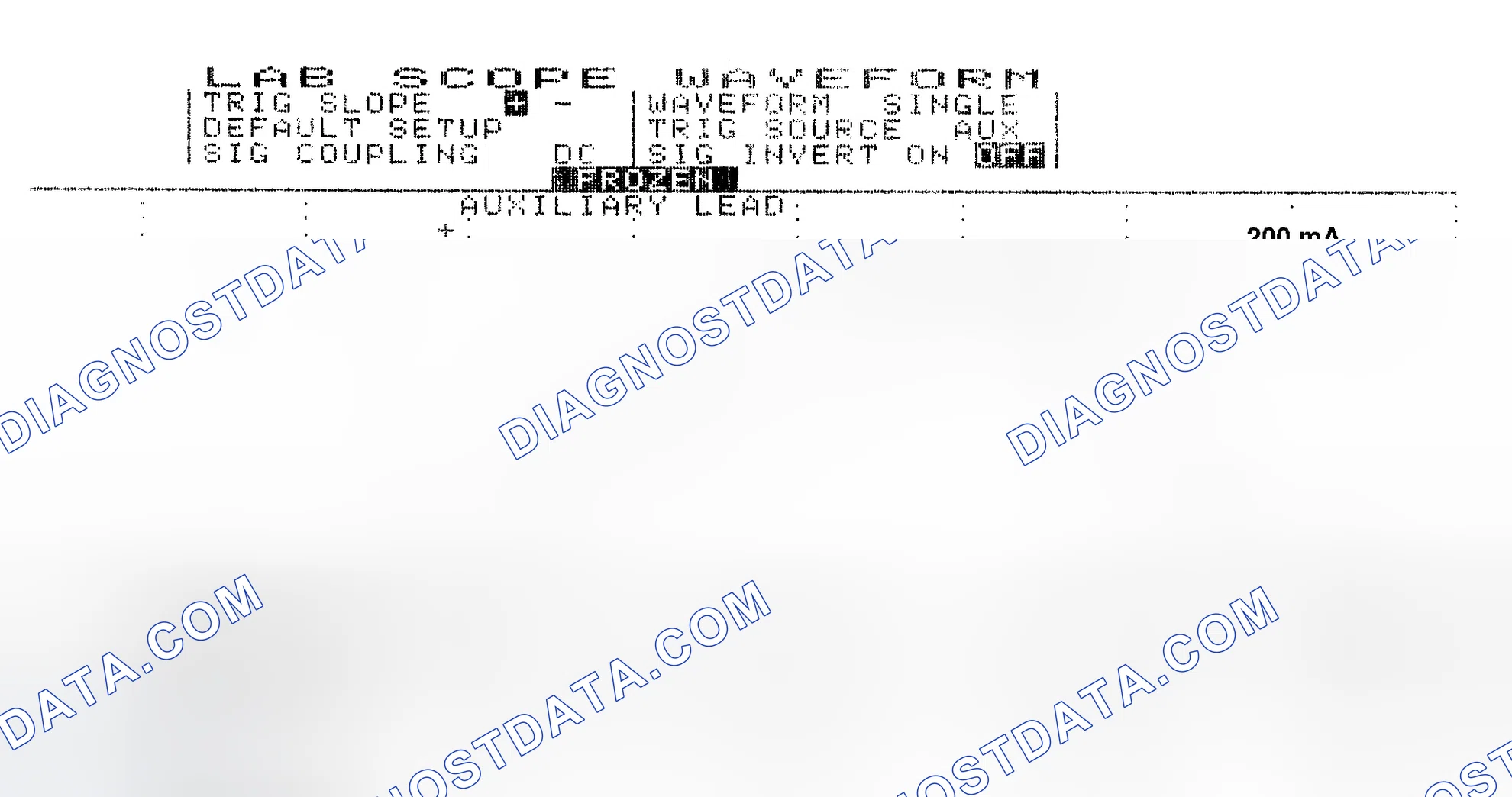 Scheme 13: Single Injector w/Normal Current Flow - Current Pattern