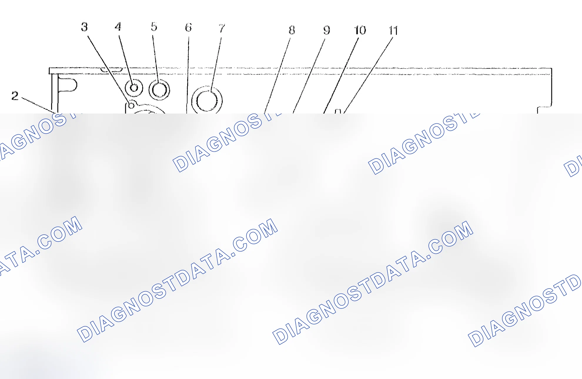 Scheme 777: Engine Block Left Side View