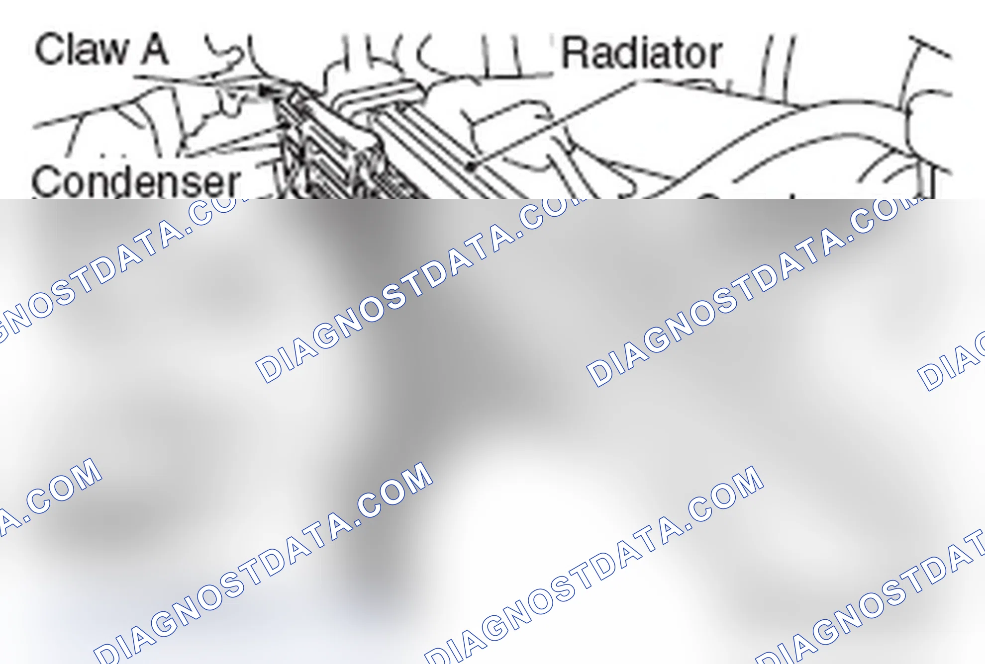 Scheme 87: << B >> CONDENSER ASSEMBLY DISCONNECTION
