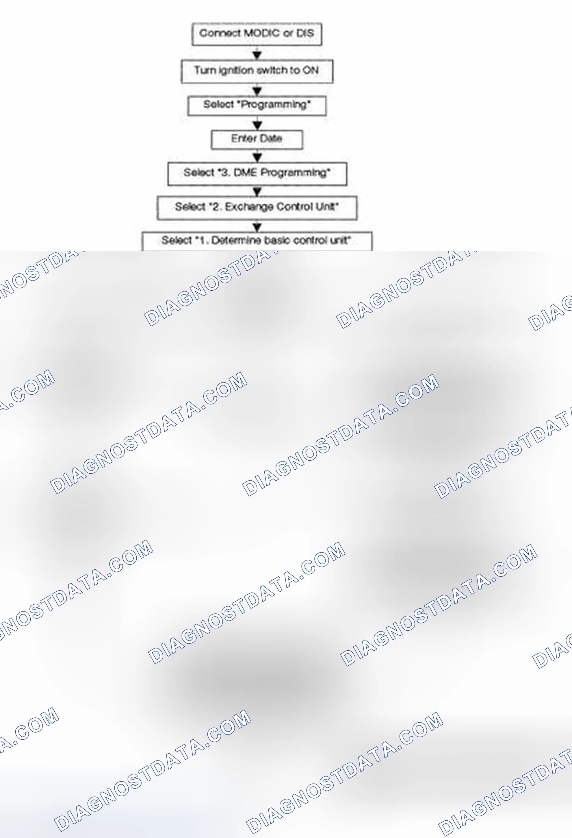Scheme 133: Procedure for Flash Programming a Control Unit.