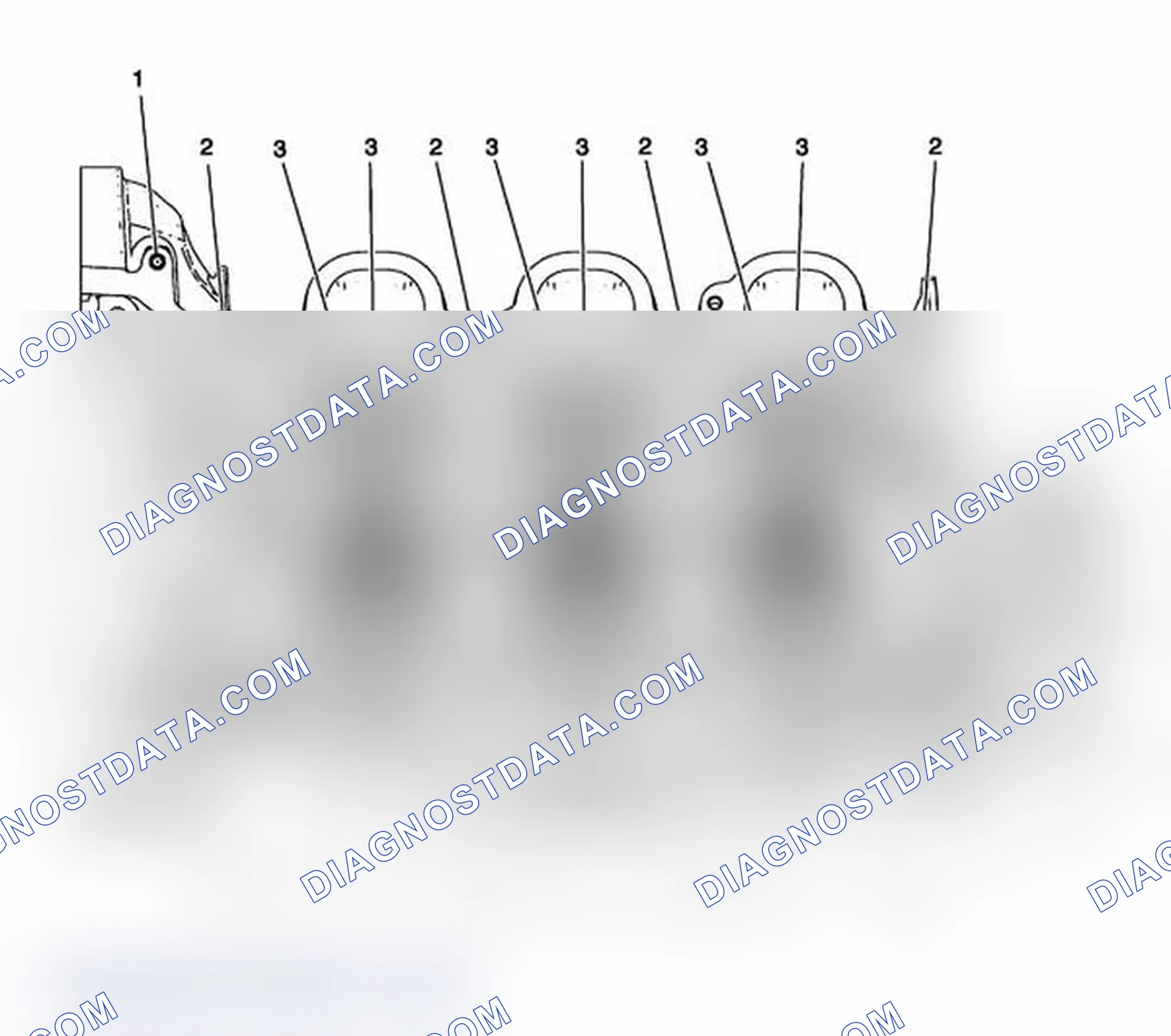 Scheme 126: Left Cylinder Head Camshaft Cover Face