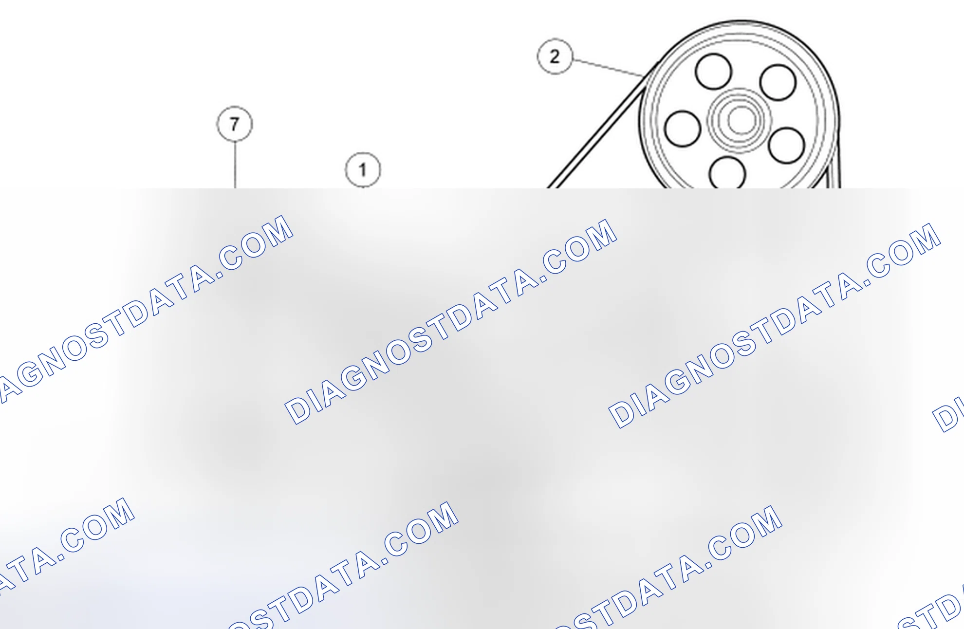Scheme 1: Accessory Drive Belt Routing