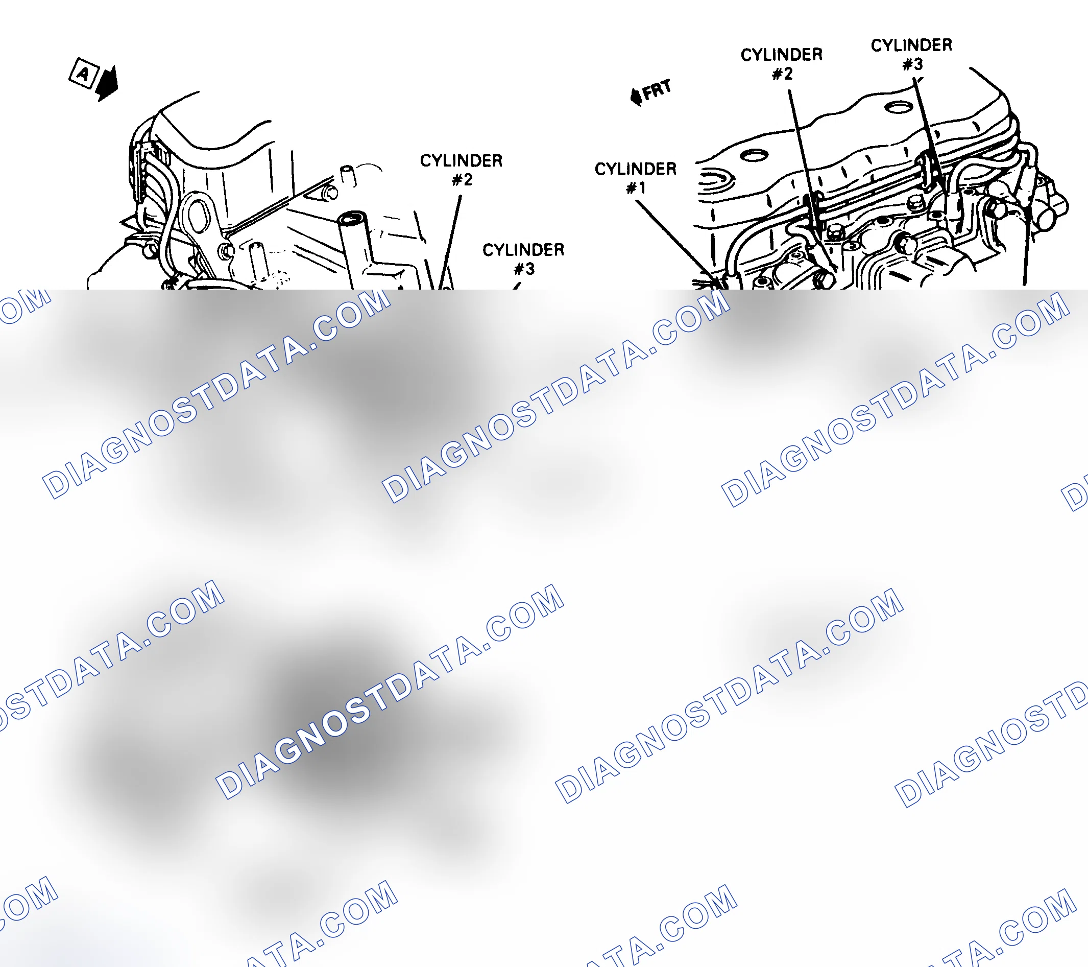 Scheme 4: 2.5L (VIN R) Firing Order & Timing Marks