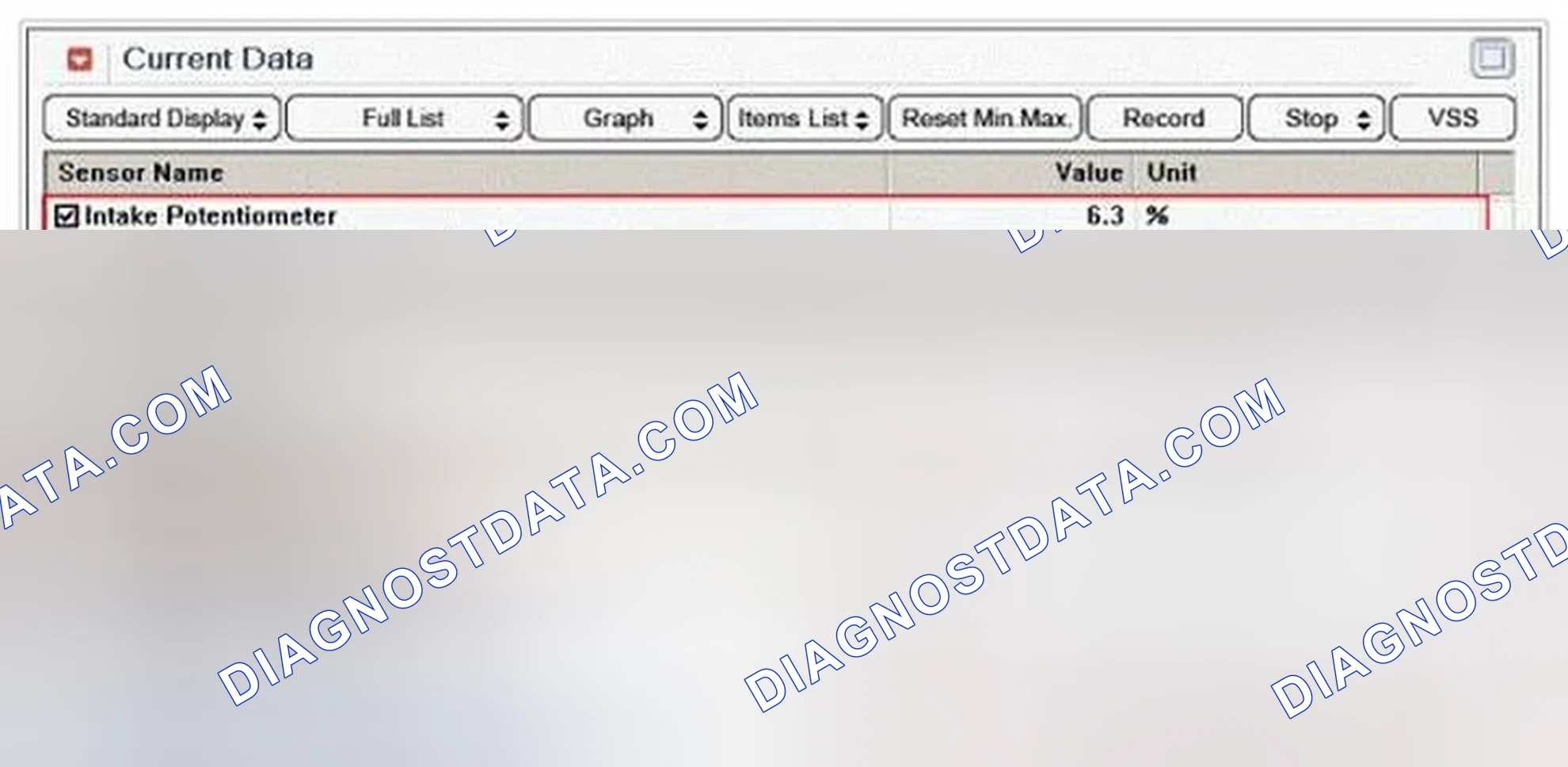 Scheme 116: Monitor Scantool data