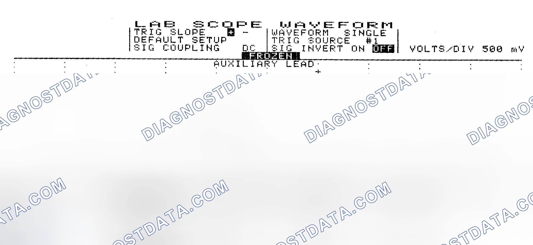 Scheme 10: Single Injector w/Excessive Current Flow - Current Pattern