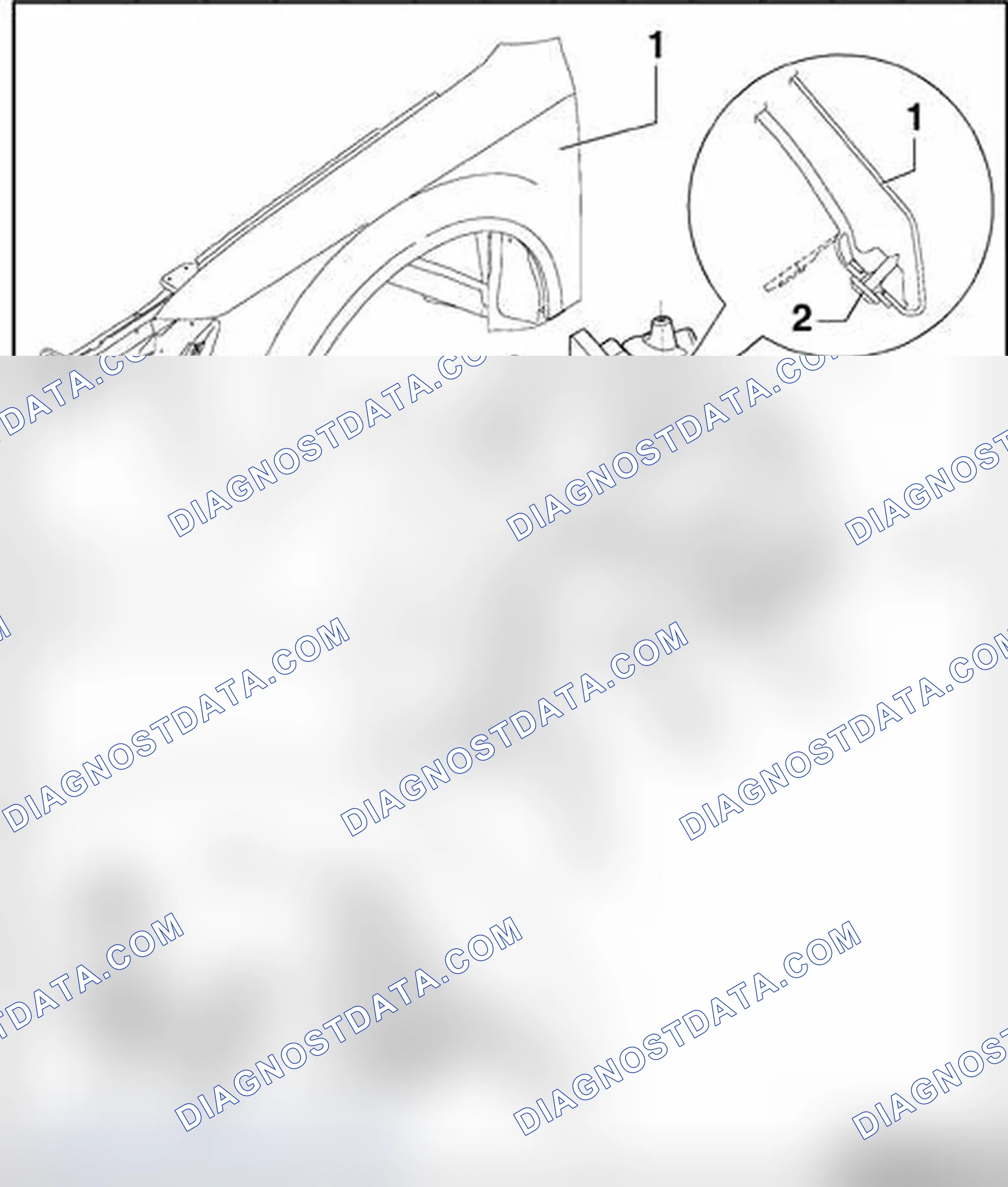 Scheme 267: Front wheelhousing liner